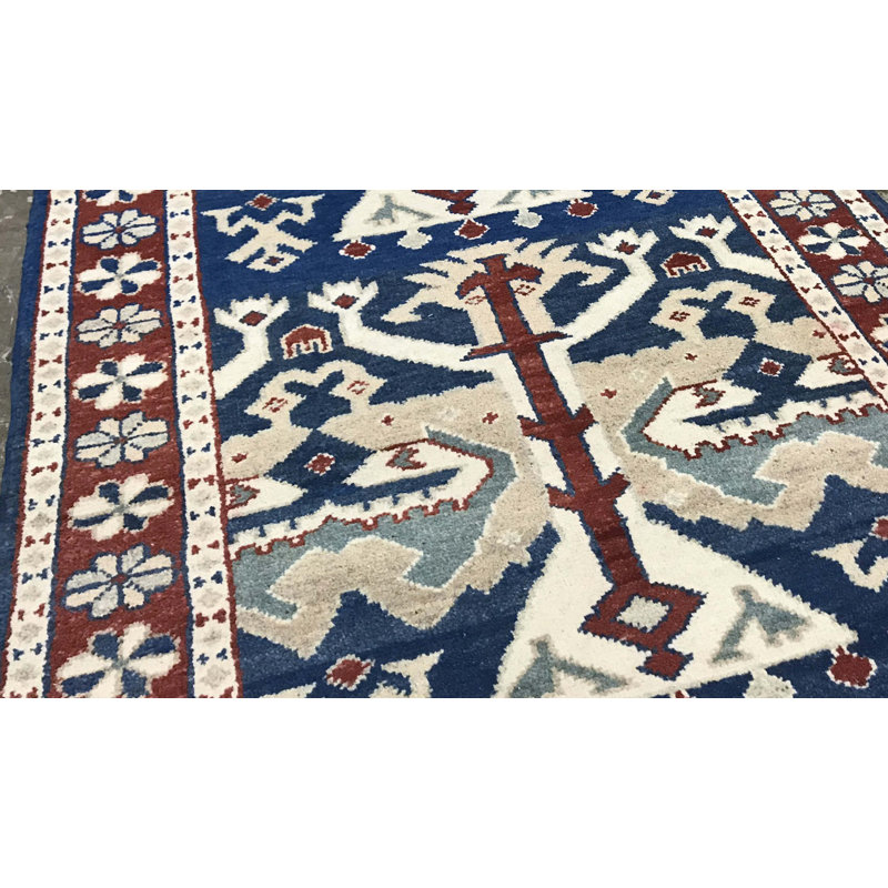 Wool Southwestern Area Rug