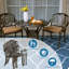Chaise de patio empilable avec coussin-484446609-484446615