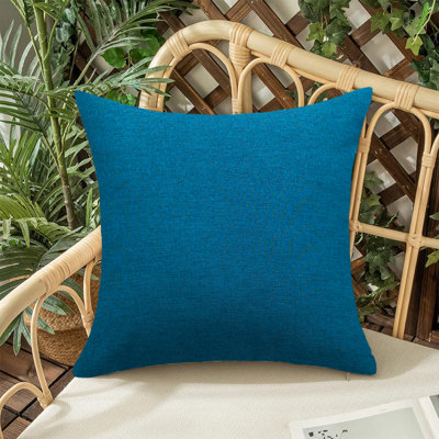 Set of 2 colorful Indoor/Outdoor Throw Pillows Lumbar support FULL set with inserts 18"x18"