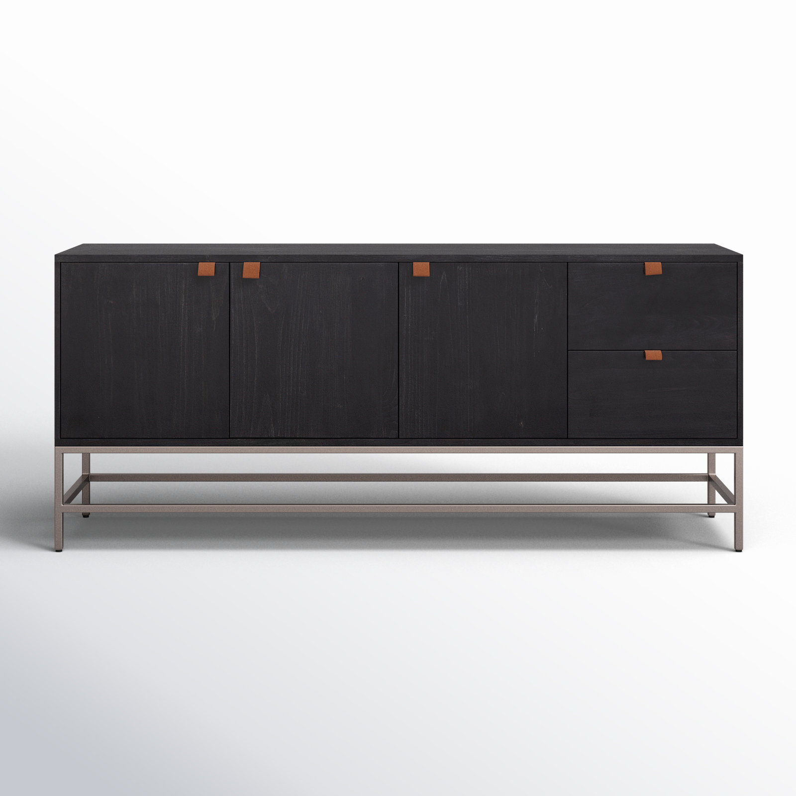 Loki 72'' Sideboard, Black Wash Poplar