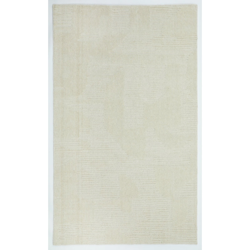 Tapis en laine touffeté à la main Madie, Rectangle 2 pi x 3 pi