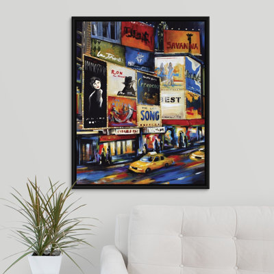 « thats broadway », peinture sur toile