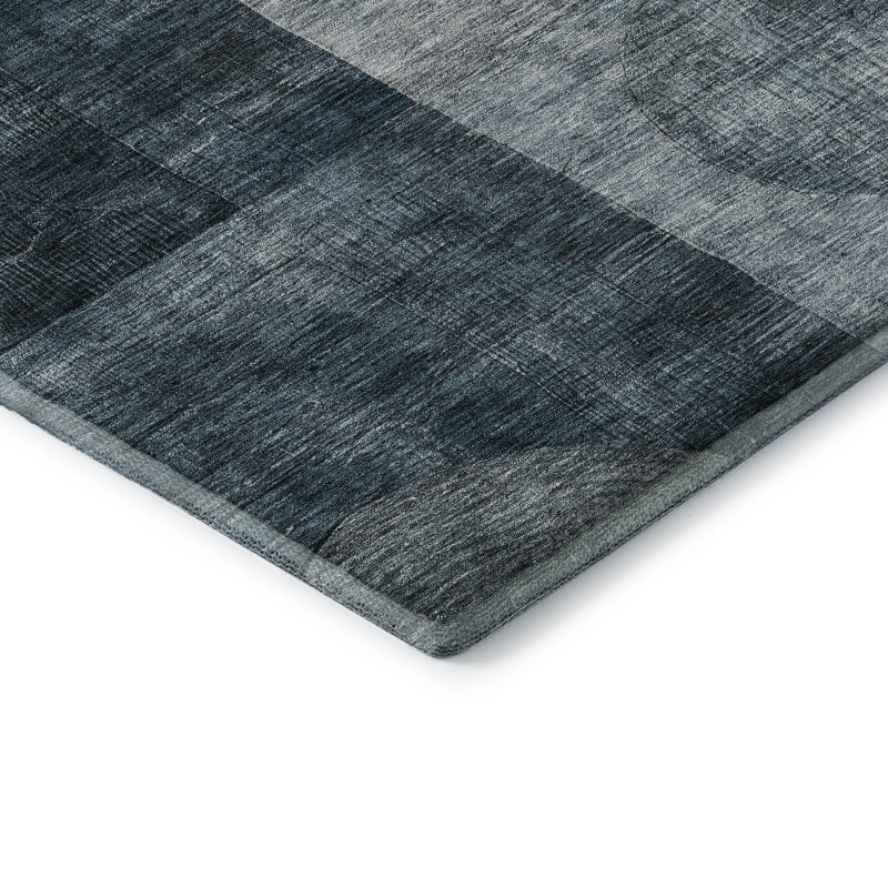 Premium Machine Washable Konopka AMF1114 Geometric Rug, Rectangle 2'6" x 3'10"