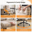 Chaise de bureau pivotante à dossier haut réglable 27,2 pouces-654243379