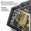 Auzenne Hexagon Iron Wood Burning Fire Pit