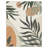 Leaf Neutral Low-Pile Chenille Indoor/Outdoor Area Rug-802580474