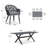 Patio Dining Set with Rectangular Table , Cushions Included-97745715