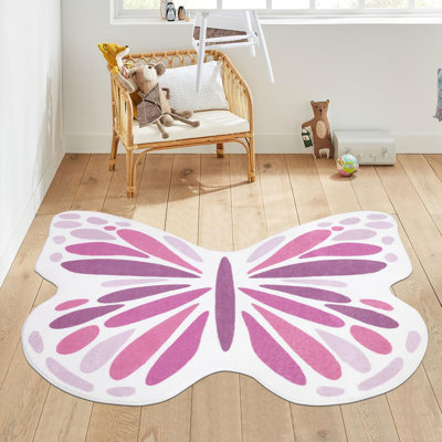 Butterfly Shaped Area Rug