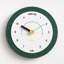 Horloges murales analogiques rondes vertes-2067332063