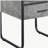 Metal Frame End Table With One Drawer