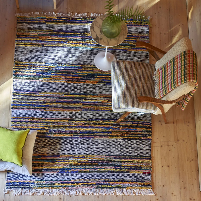 Zanshi Ochre Rug, Rectangle 5'3" x 8'6"