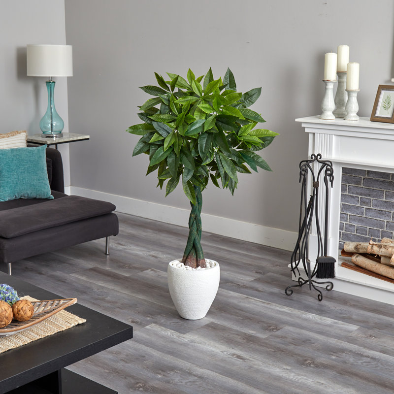 60'' Faux Foliage Tree in Ceramic Planter
