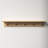 Shea Poplar Solid Wood Floating Shelf with Hooks-1723098287