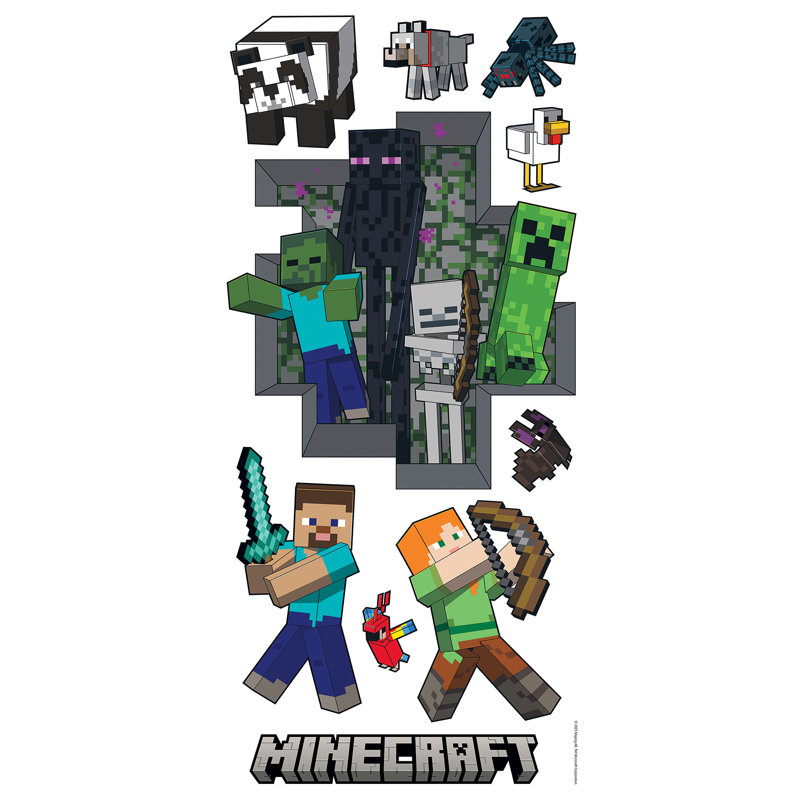 Autocollants muraux Minecraft