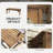 Rustic Outdoor Bench With Diamond Pattern - Wooden, Three, , 792 Lbs Capacity, Varnish, Natural Appearance Front Porch Slatted Seat, Heavy-duty, Varnish