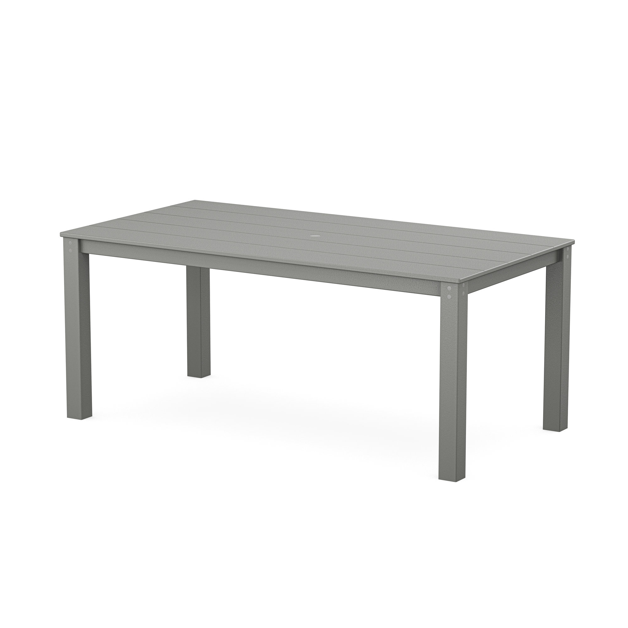 POLYWOOD Tables Outdoor Dining Table, Slate Gray