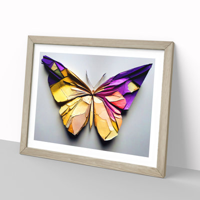Shining Butterfly - Single Picture Frame Print