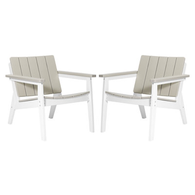 Chaise d'extérieur à assise profonde