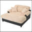 Chaise longue avec deux coussins décoratifs-384950574