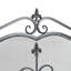 Onyx 3-Panel Iron Fireplace Screen 54" x 31.5", Black Finish