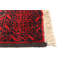 Tapis noir en laine noué à la main de conception unique 3 pi x 4 pi 11 po New Age