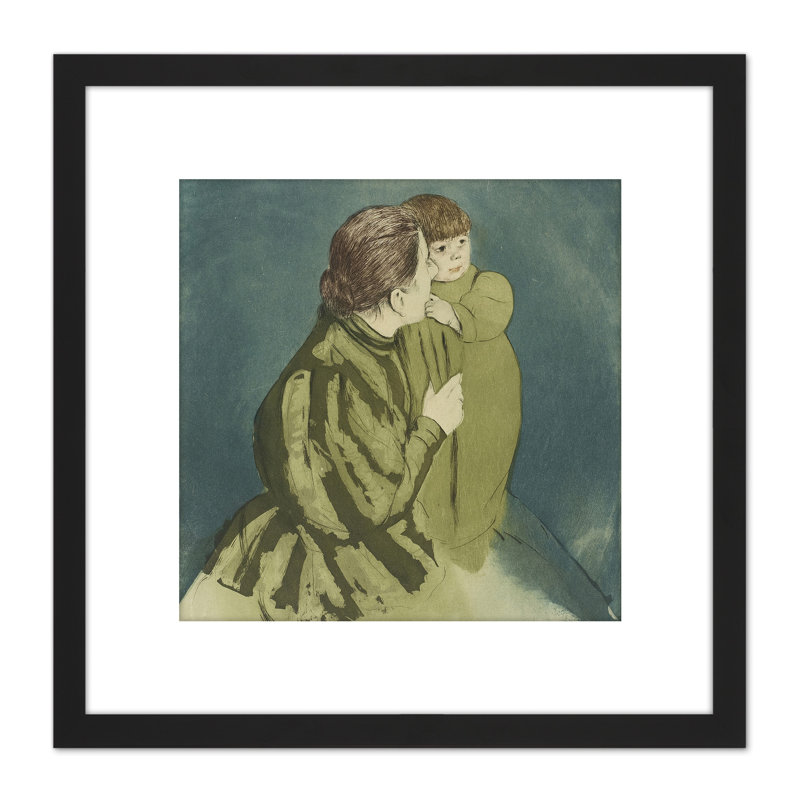 Cassatt Mother And Child by Mary Cassatt - Single Picture Frame Painting