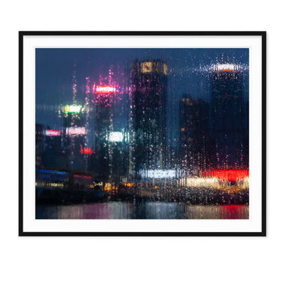 Rainy Skyline - Picture Frame Photograph on Paper