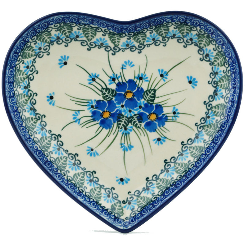 Forget Me Not Stoneware Platter