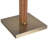 Tambo Torchiere Floor Lamp - Wood Finish, Weathered Brass, Dimmer-96227971