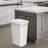 Plastic Touch Top Kitchen Trash Can - 13.3 Gallons-10757006