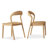 Dining Chair Set of 2,Kitchen Dining Room Chairs with Ash wood dining chairs-825839185