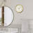 QXA856GLH Classic Modern Clock, Golden