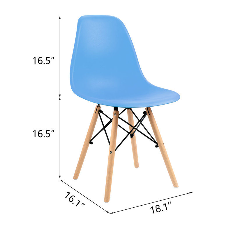 Chaise d'appoint à oreilles Fenmore, Bleu