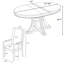 Ensemble de salle à manger extensible 3 pièces avec fauteuils à canette Alvares-1655447171