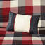 Édredon 7 pièces Red Queen - Buffalo Plaid Style 2 taies décoratives, 3 coussins décoratifs et jupe de lit-130428603-130428604
