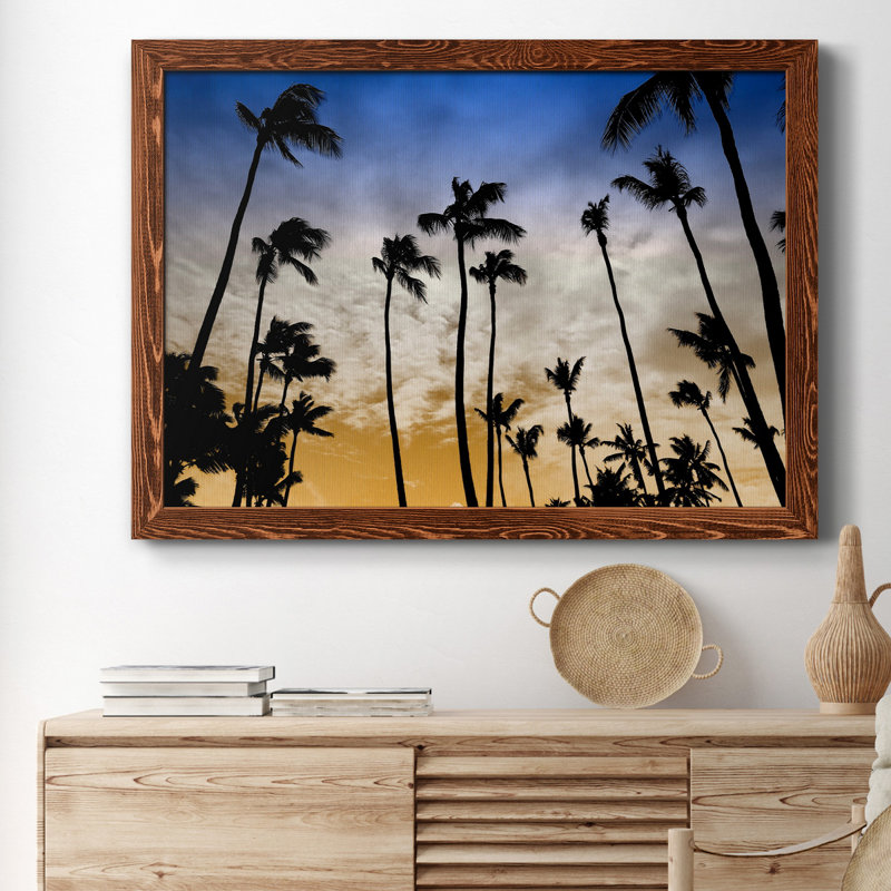 Evenings Edge - Reproduction de photo sur papier encadrée, H 31,5 po x l 23,5 po x P 1,5 po, Érable