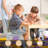Adjustable Kids Chair 2 Pack, 3 Level Height Adjustable Anti-Slip Plastic Toddler Chair for Children Age 2-8, Suitable for Indoor or Outdoor Home School Daycare Nursery Use-1077275668