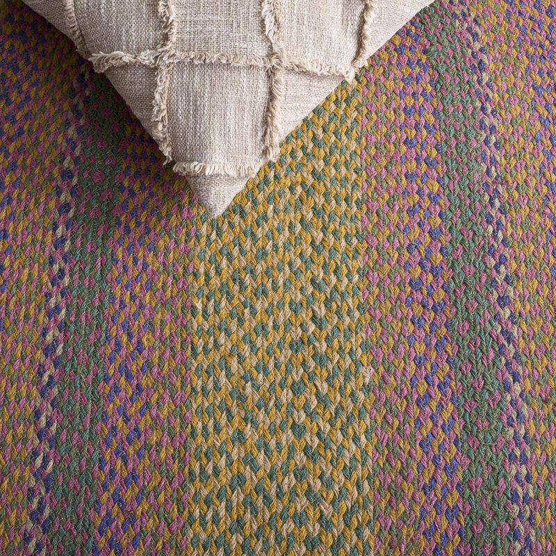 Tapis en jute tissé à la main Asmara, Oval 6 pi x 9 pi