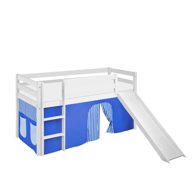 Basic Kids Loft Bed, UK Single (90 x 190cm), Blue