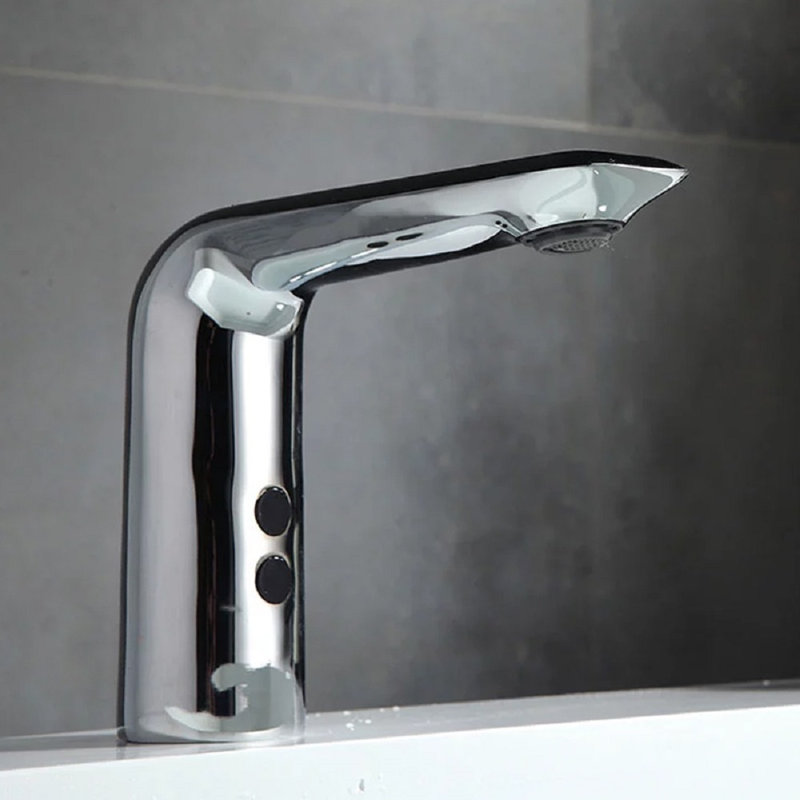 BathSelect Commercial Touchless Automatic Sensor Faucet – Chrome Finish, Chrome