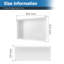 8 po X P 12 po H x 4 po D Shampoo - Savon standard double niche en noir mat-1342069017