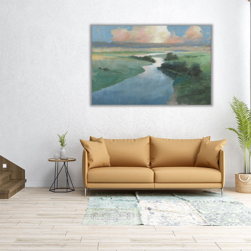 January Landscape - Canvas Print Wall Art, 16" H x 24" W
