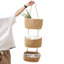 Panier de rangement suspendu Anchie au-dessus de la porte organisant un rangement mural en coton tissé à 3 niveaux, décoration de chambre de bébé Boho pour le bureau, la salle de lavage