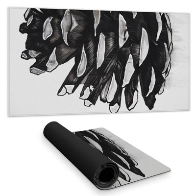 Pine cone - 15.75"x31.50" Desk mat