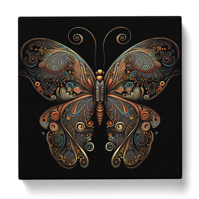 Butterfly Paisley Art - Print