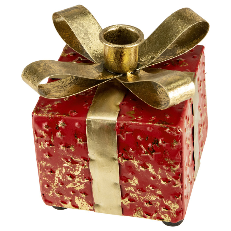 Porte-bougie de Noël 4,5 po