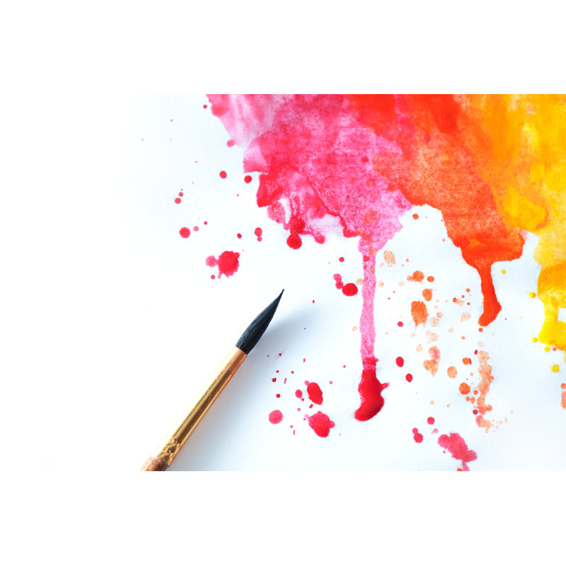 Brush And Spray - Wrapped Canvas Print, 81cm H x 122cm W x 3.8cm D