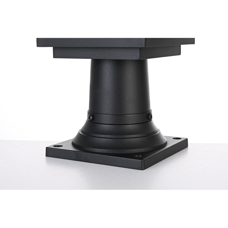 Lampadaire extérieur 6 pouces Melbourne en noir