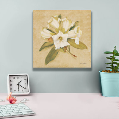 Red Barrel Studio® 'Rhododendron' by Cheri Blum Canvas Wall Art