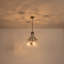 Luminaire suspendu en forme de dôme 3 lumières 16 po